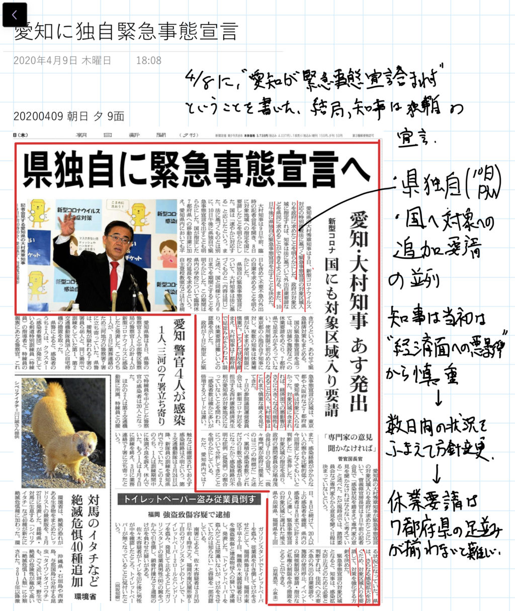 大学生だけどipad Airで電子版の新聞を読んでます