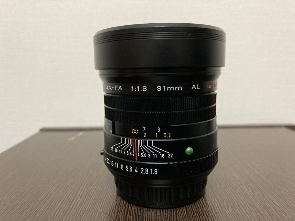 PENTAXの単焦点レンズFA31mm F1.8AL Limitedを買った